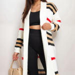 Μακριά Ζακέτα Με Ρίγες