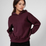 Μπλούζα Φούτερ Χνούδι Με Κουκούλα