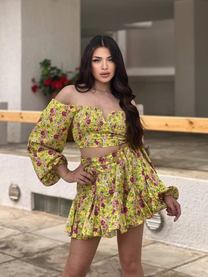 Set Top & Φούστα Floral - Image 4