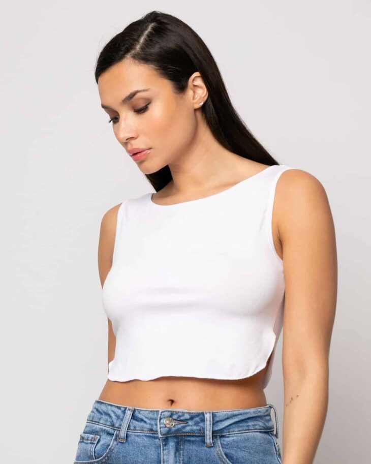 Crop Top Αμάνικο