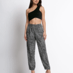 Παντελόνι Ψηλόμεσο Με Λάστιχο Στην Μέση Και Στο Τελείωμα