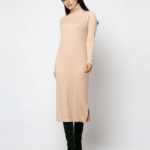 Φόρεμα Midi Ψιλό Πλεκτό Απαλή Υφή