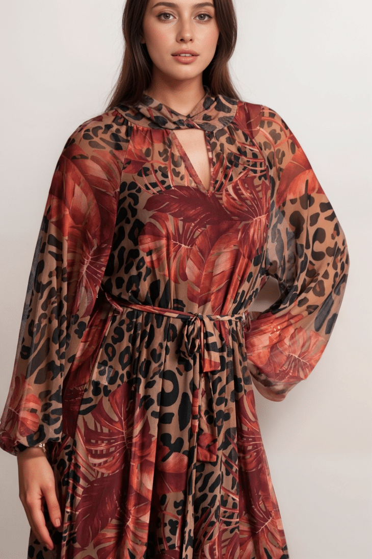 Forema Maxi C Throu Animal Print 19852 8195 Vmake