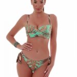 Africana Στράπλες Μπικίνι Τόπ Με Μπανέλα Σε Cup D