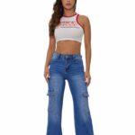 Τζιν Με Τσέπες Στο Πλάι