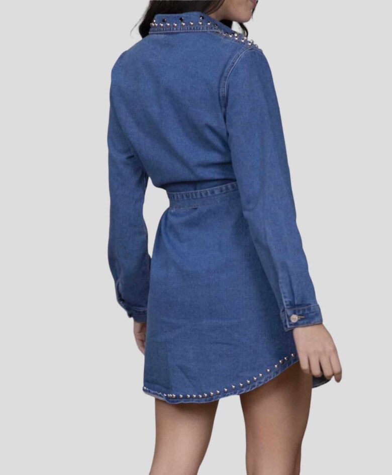 Τζιν Φόρεμα/Πουκάμισο/Jacket 3 Σε 1 Με Τρουκς - Image 5