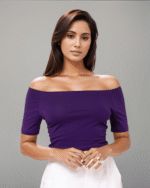 Μπλούζα Crop Top Με Χαμηλούς Ώμους