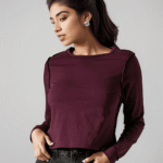 Μπλούζα Μακρυμάνικη Με Εξωτερικές Ραφές