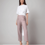 Παντελόνι Carrot Fit Με Πιέτες