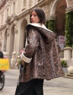 Animal Printed Oversized Τζάκετ - Image 3
