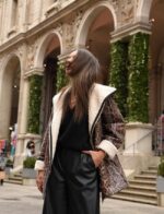 Animal Printed Oversized Τζάκετ - Image 4