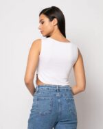 Crop Top Αμάνικο - Image 3