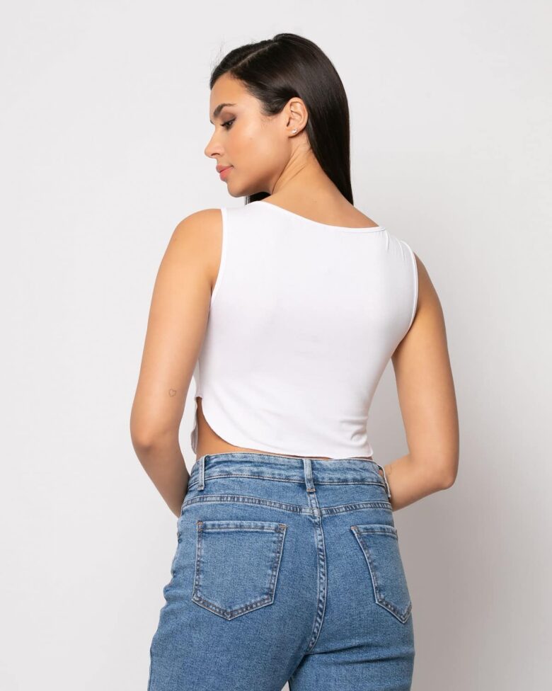 Crop Top Αμάνικο - Image 3