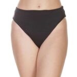 Fashion Solids Ψηλόμεσο Σλιπ Μπικίνι