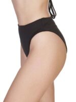 Fashion Solids Ψηλόμεσο Σλιπ Μπικίνι - Image 3