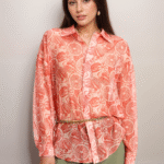 Πουκάμισο Εμπριμέ Orange