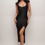 Maxi Φόρεμα Με Στρας Και cups