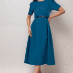 Maxi Κλος Φόρεμα Με Ζώνη