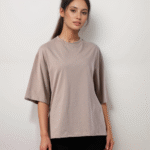 Μπλούζα Κοντομάνικη Βαμβακερή Με Άνοιγμα Στο Πλάι