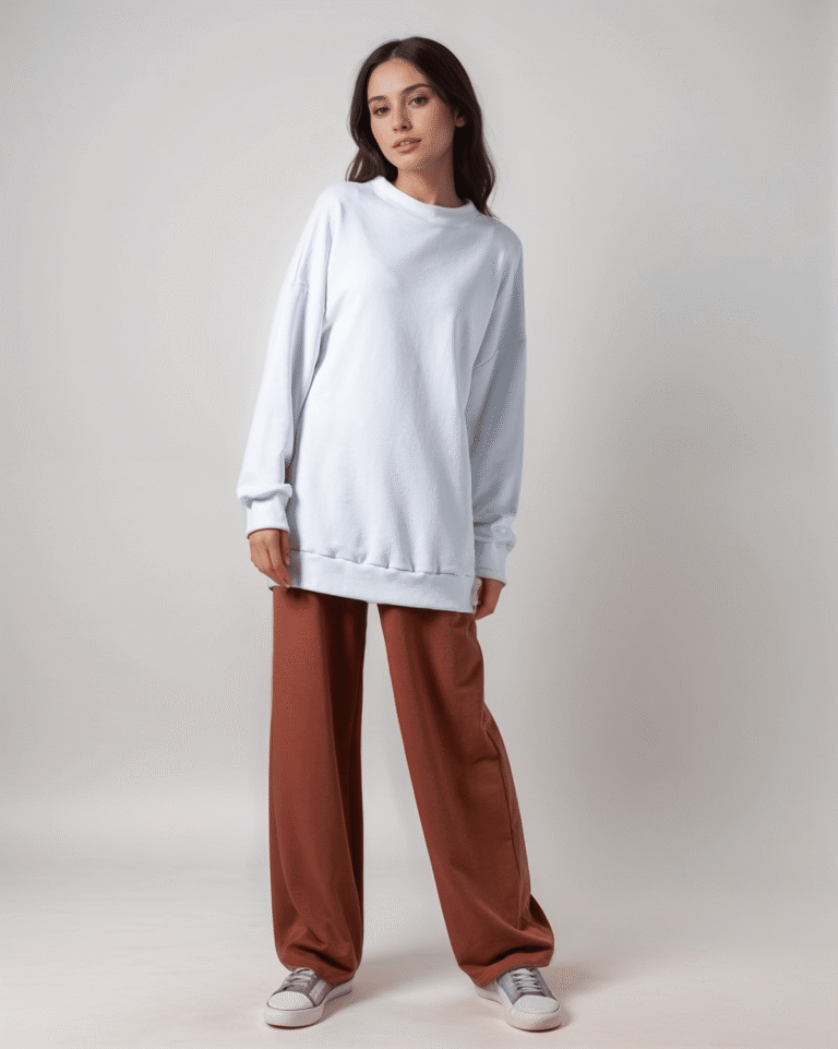 Μπλούζα Φούτερ Αχνούδιαστο Oversized - Image 1