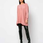 Μπλούζα Ψιλή Πλεκτή Πολύ Φαρδιά Λούρεξ