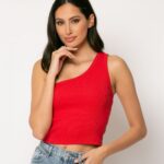 Μπλούζα Ριπ Με Έναν Ώμο