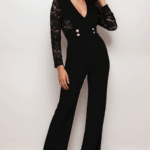 Ολόσωμη Φόρμα Με Δαντέλα