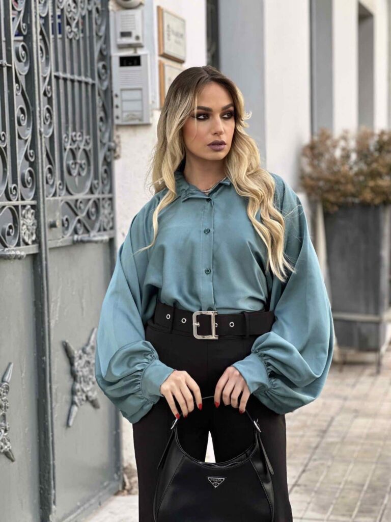 Oversized Σατέν Πουκάμισο - Image 3