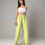 Παντελόνα Ψηλόμεση Με Λάστιχο Στην Μέση