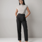 Παντελόνι Καρό Με Πιέτα Και Λάστιχο Στην Μέση