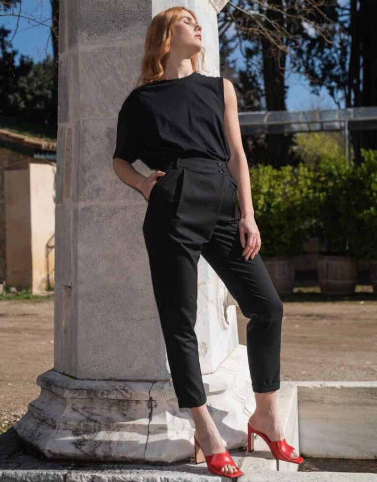 Παντελόνι Με Πλαϊνό Κουμπί - Image 3