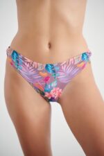 Purple Tropics Brazilian Σλιπ Μπικίνι - Image 2