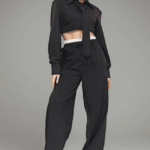 Σετ Πουκάμισο Cropped & Παντελόνι Boxer