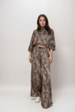 Σετ Τοπ Και Παντελόνα Σε Animal Print - Image 3