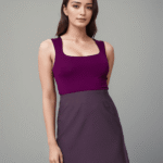 Top Αμάνικο Με Τετράγωνη Λαιμόκοψη