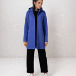 Ζακέτα Φούτερ Χνούδι Με Κουκούλα Και Πιέτα Στην Πλάτη