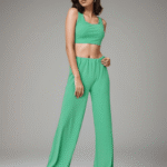 Σετ Ριπ Wide Leg Παντελόνι Με Τοπ