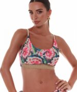 Batik Μπουστάκι Μπικίνι Crop Τοπ Με Τύπωμα