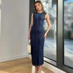 Τζιν Midi Φόρεμα