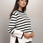 Πλεκτή Μπλούζα Μαρινιέρα