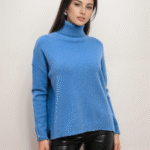 Πλεκτή Μμπλούζα Ζιβάγκο Με Lurex Νήμα