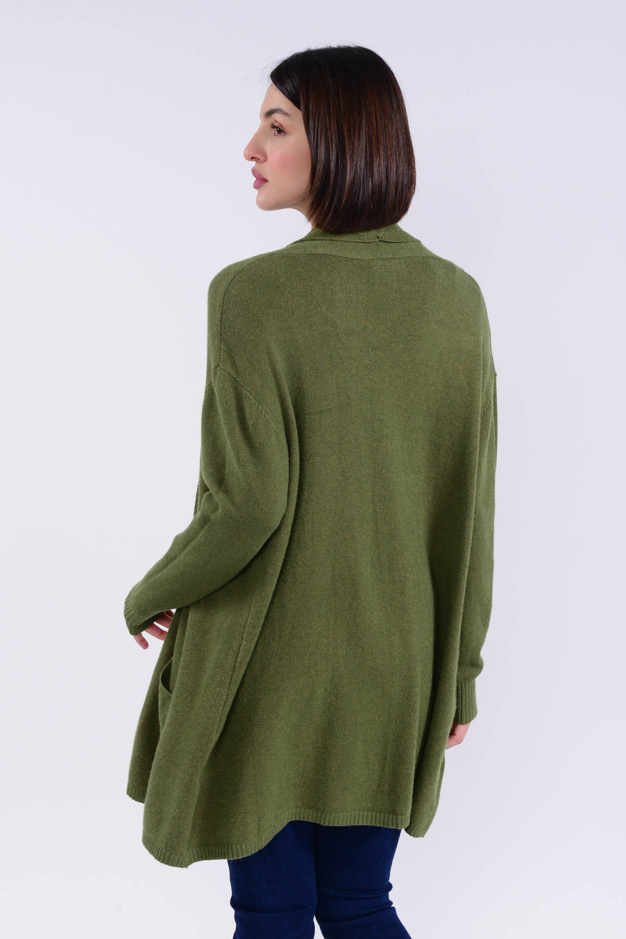 D-212 Πλεκτή Ζακέτα Μακριά - Image 8