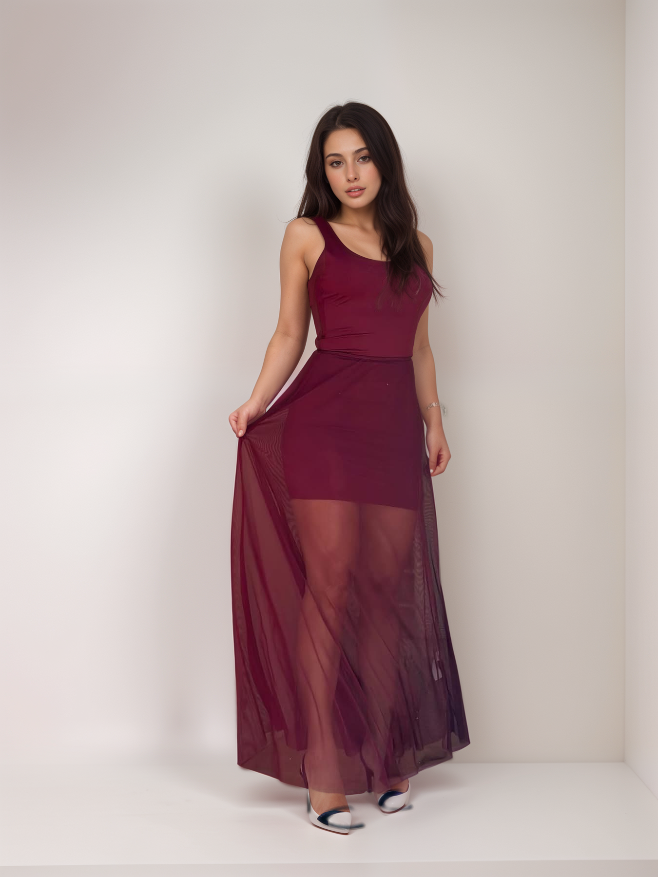 IMG_8025 (1)_X-Design Φόρεμα Μίνι Με Εξτρά Φούστα - Image 4