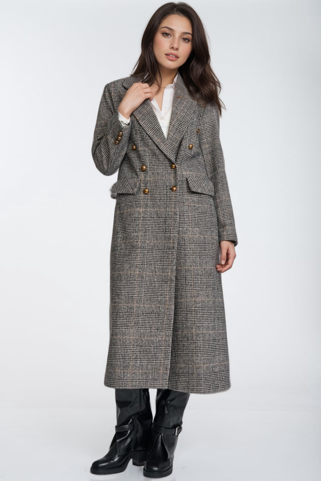 palto-makru-me-staurwto-koumpwma-10087556-cklj_X-Design Παλτό Μακρύ Με Σταυρωτό Κούμπωμα - Image 1