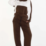 Δίχρωμο Σετ Φούτερ ,Ψηλόμεσο παντελόνι