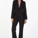 Σετ Μεσάτο Σακάκι Με Δαντέλα Και Παντελόνι Με Κουμπί