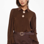 Πουκάμισο Με Πλισέ Μανίκια